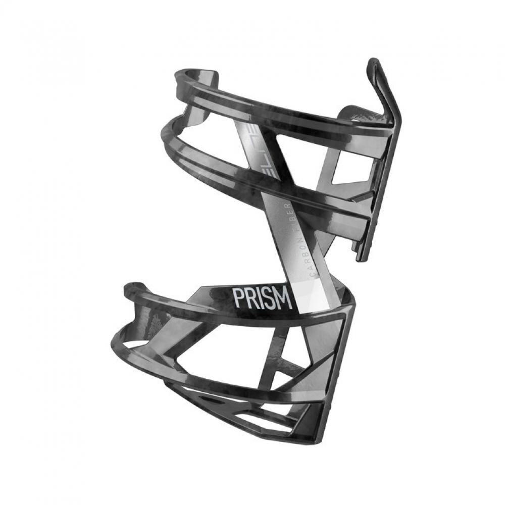 Porte-bidon Prism Carbon gauche, noir brillant 2/3