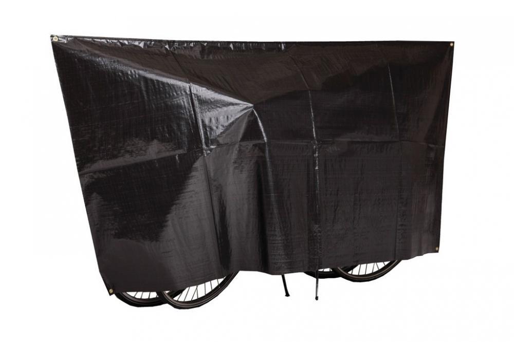 Vk duo fiets pyjama/hoes/overtrek zwart 2/2