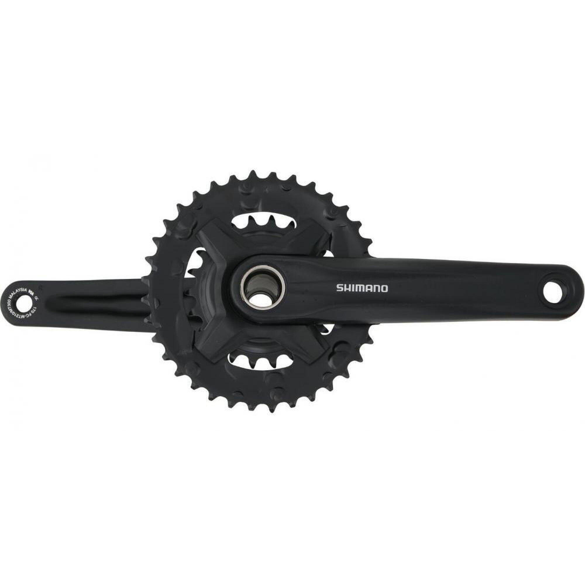 Podwójny mechanizm korbowy Shimano Altus Mt210 9V