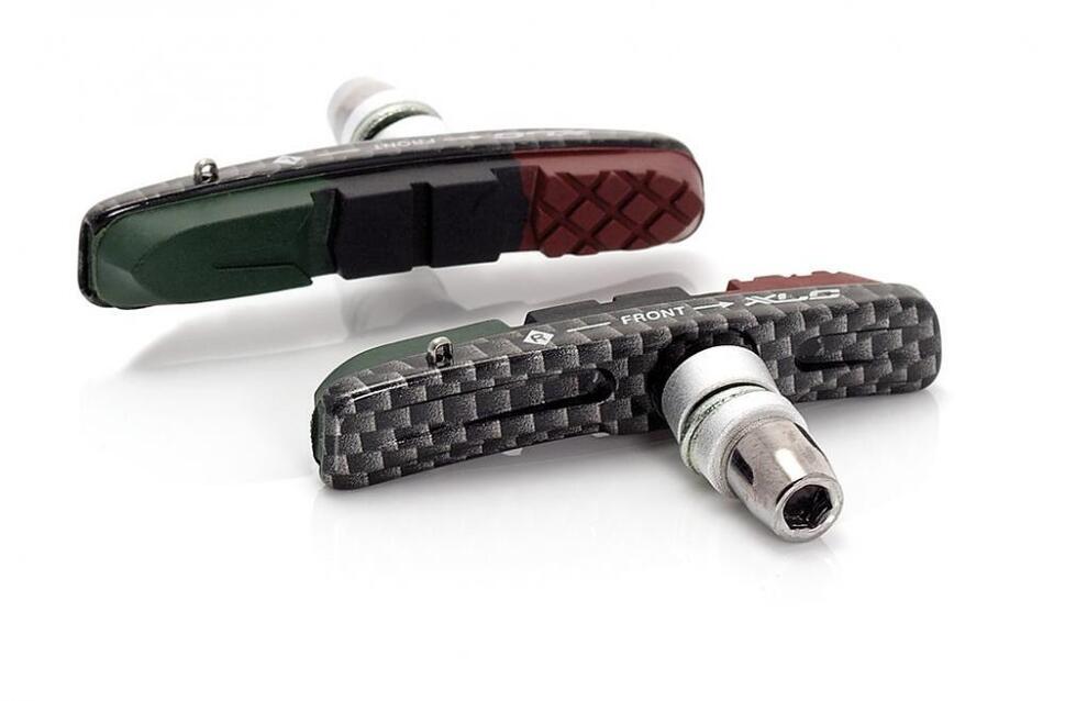 Szczęka Hamulcowa Bs-V10 V-Brake 72Mm Wygląd Karbonu/Czarny, Zestaw 4 Sztuk