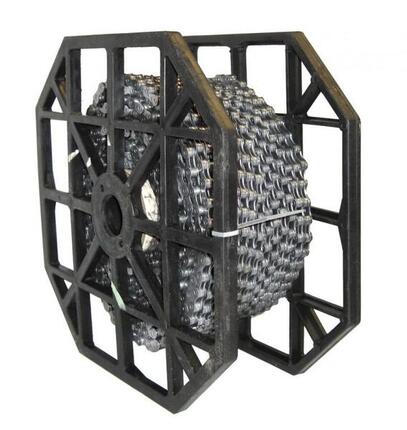 KMC X11 11-fach Kette 50 m Rolle - Langlebige Fahrradkette Silber-Schwarz