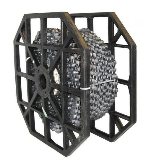 KMC X11 11-fach Kette 50 m Rolle - Langlebige Fahrradkette Silber-Schwarz