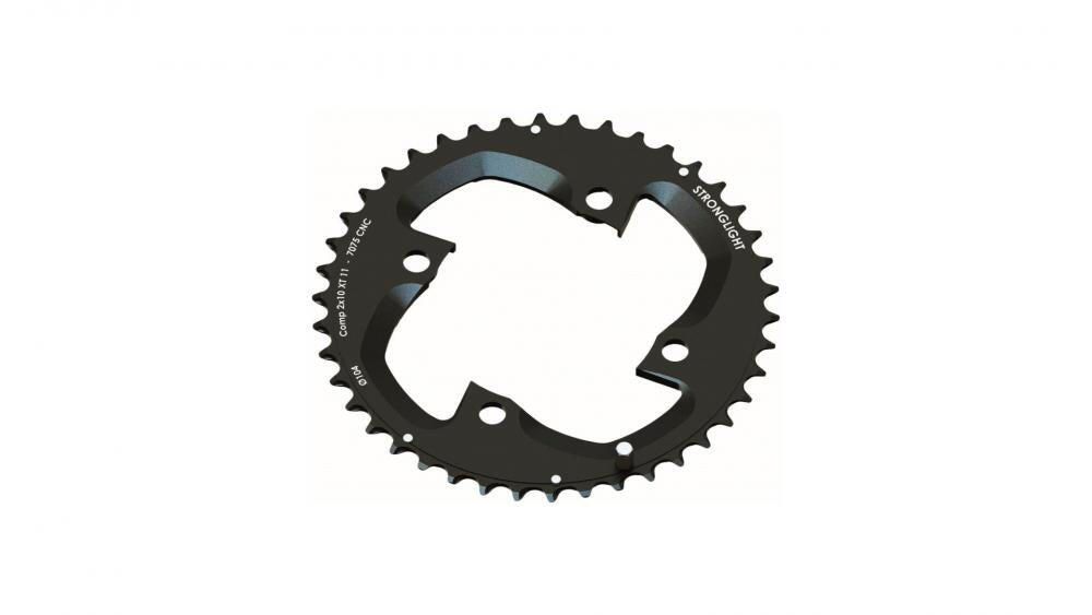 Plateau VTT double extérieur Shimano 4BRA XT M785 10V. 2/2