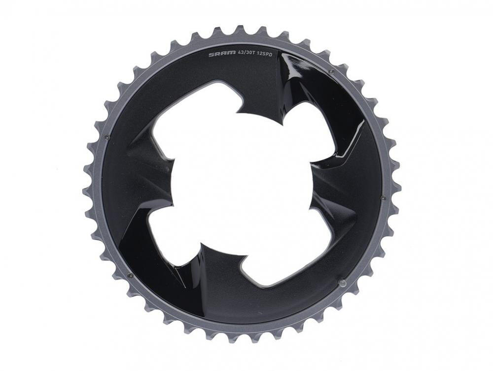 SRAM Force AXS Wide kettingblad 43T 4-gaats 94 mm zwart 2/2