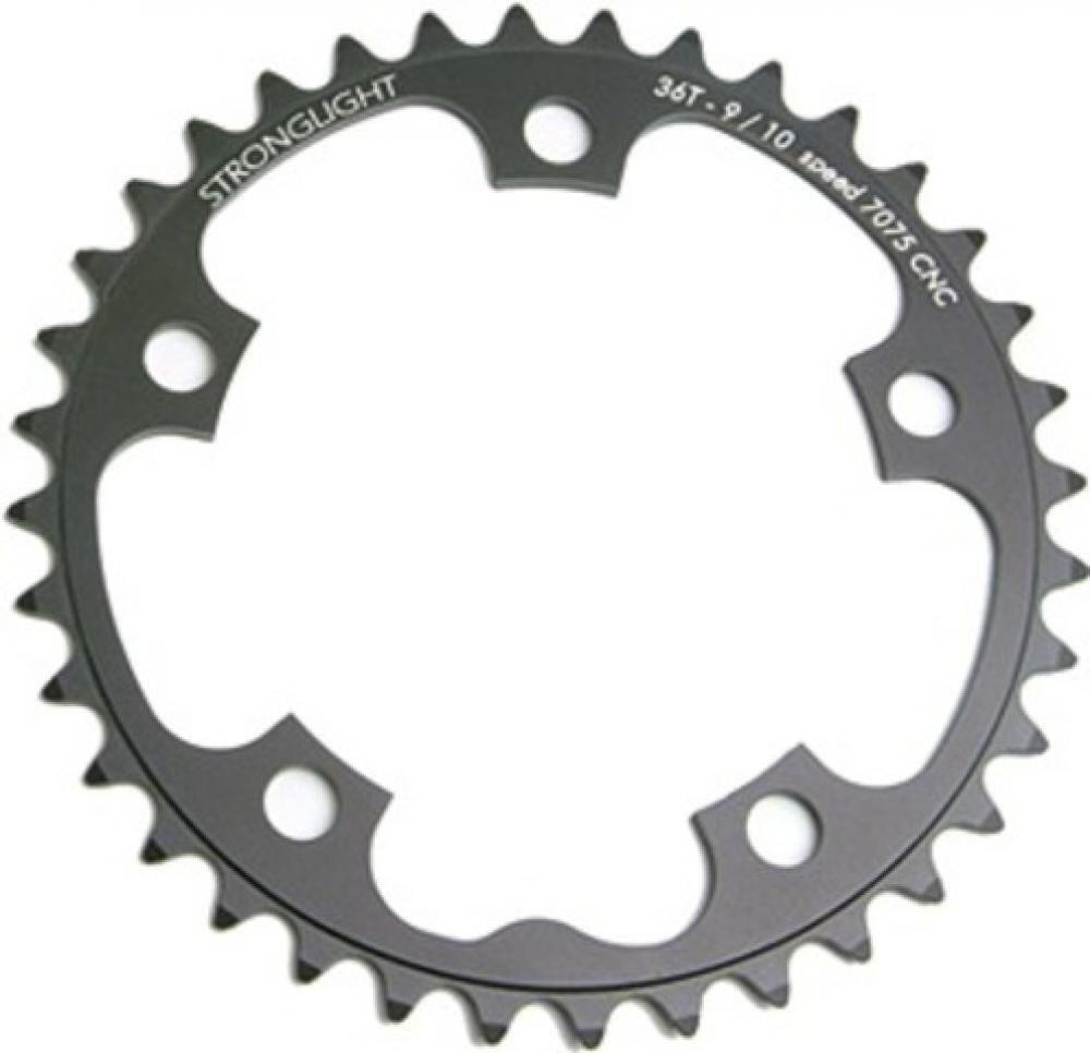 STRONGLIGHT PLATEAU VÉLO DE ROUTE NOIR Ø 110MM 39 DENTS 2/3