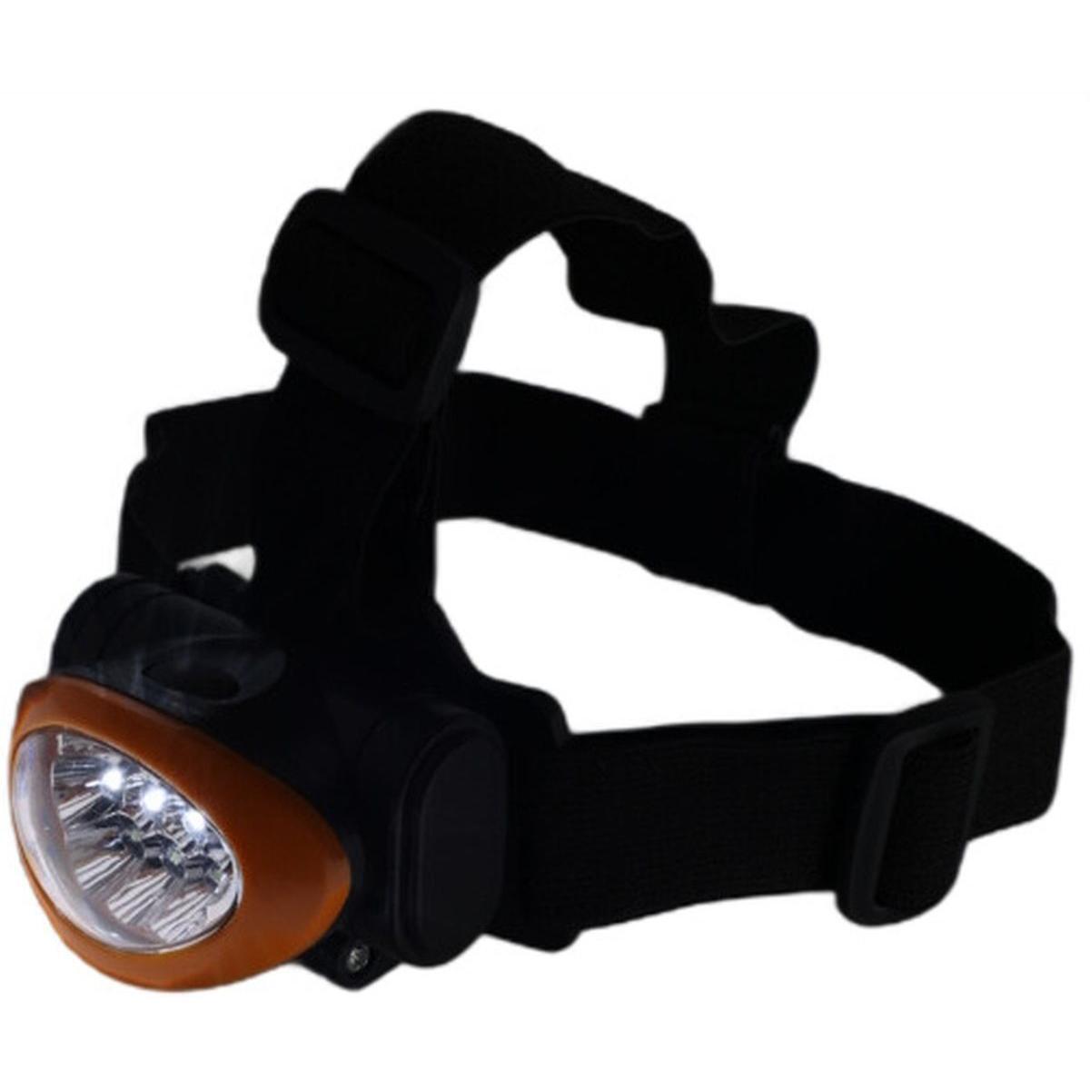 Lampe frontale REDCLIFFS 2 pièces 10 LED noire, 3 modes, serre-tête réglable 3/7
