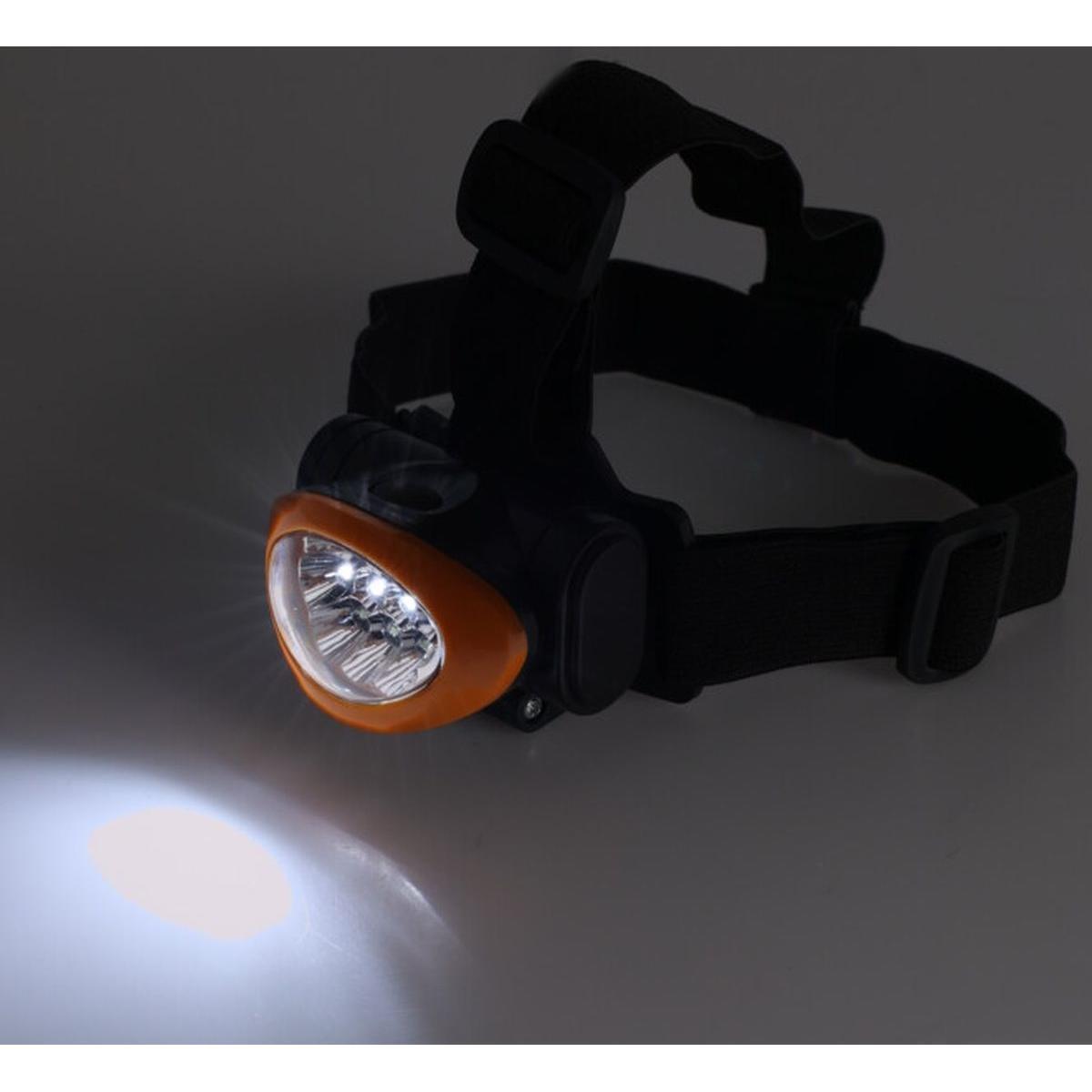 Lampe frontale REDCLIFFS 2 pièces 10 LED noire, 3 modes, serre-tête réglable 2/7