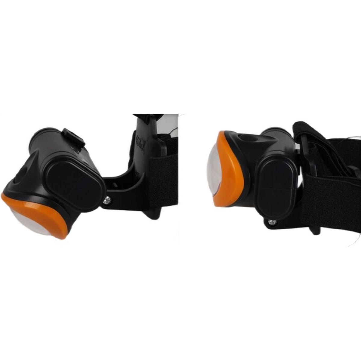 Lampe frontale REDCLIFFS 2 pièces 10 LED noire, 3 modes, serre-tête réglable 4/7