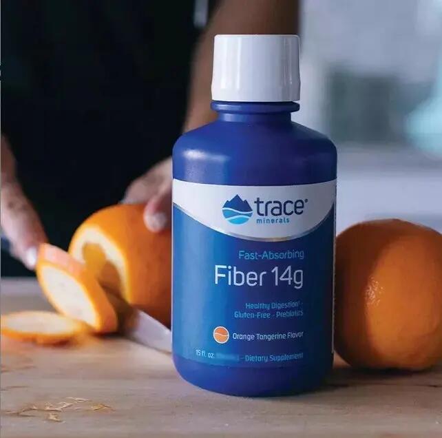 Trace Minerals Folyékony Rost Probiotikumokkal Narancs-Mandarin ízben 14g, 444ml 3/6