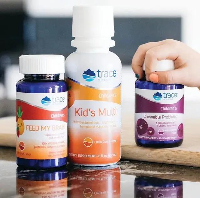 Trace Minerals Folyékony Gyermek Multivitamin Citrus-Puncs ízben 237ml 2/6