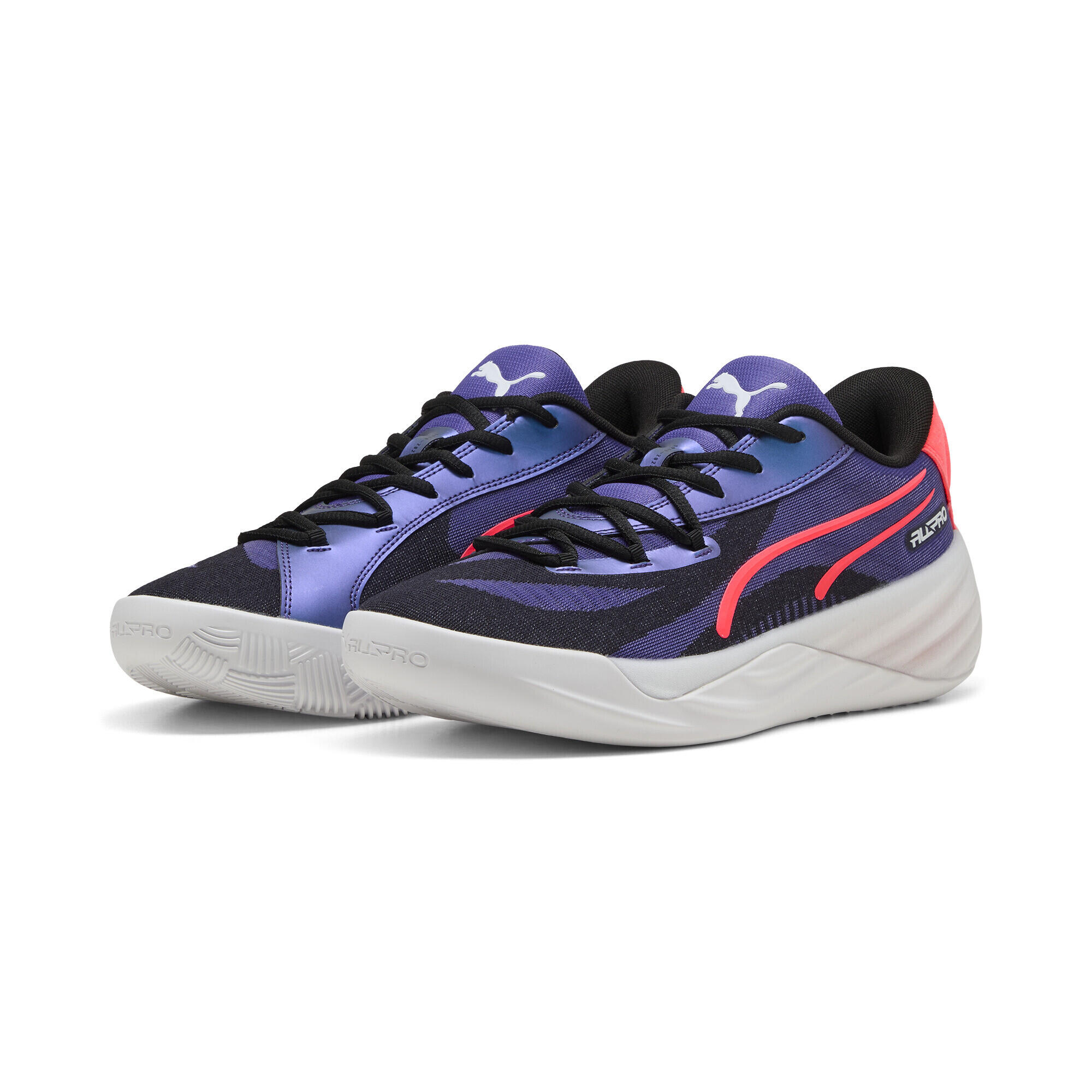 Puma - Chaussures De Basketball All-pro Nitro™ Puma - Baskets - Noir|rose|violet - 119 - Decathlon