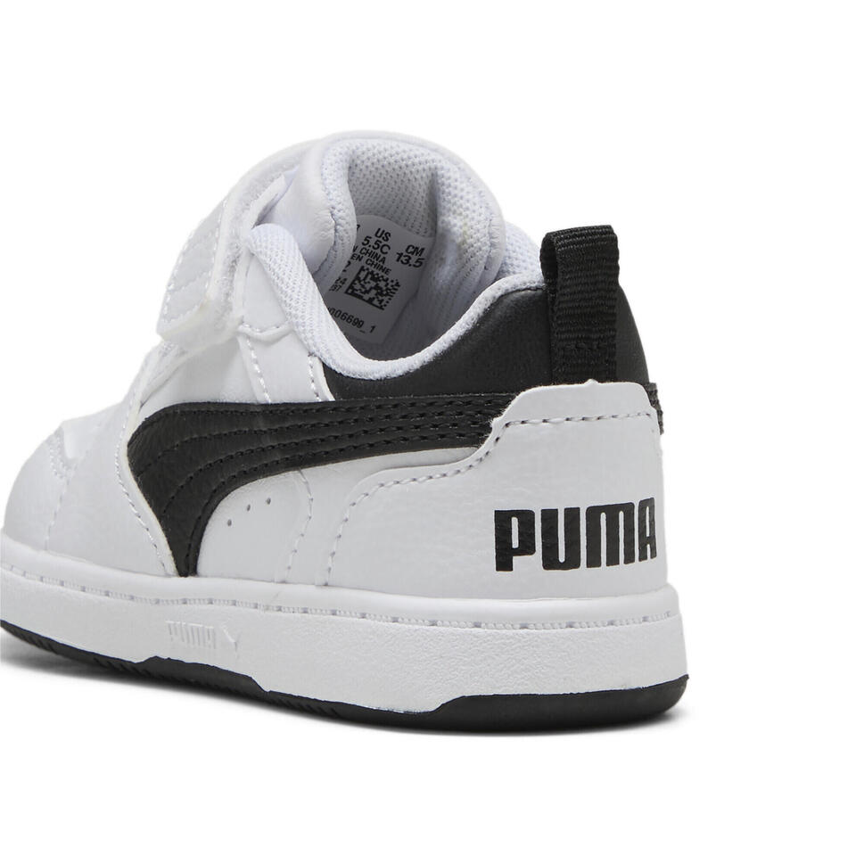 Sneakersy PUMA Rebound V6 Lo dla małych dzieci PUMA White Black transparent