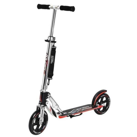 HUDORA City Scooter Big Wheel RX 205, Schwarz Silber Rot, 8