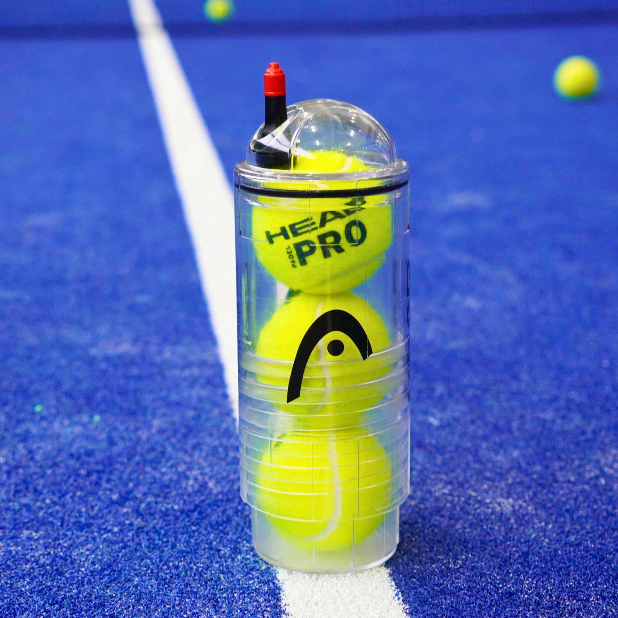 Pressurizador de bolas de ténis e padel | HEAD X3 (Bomba de ar não incluída) 2/8