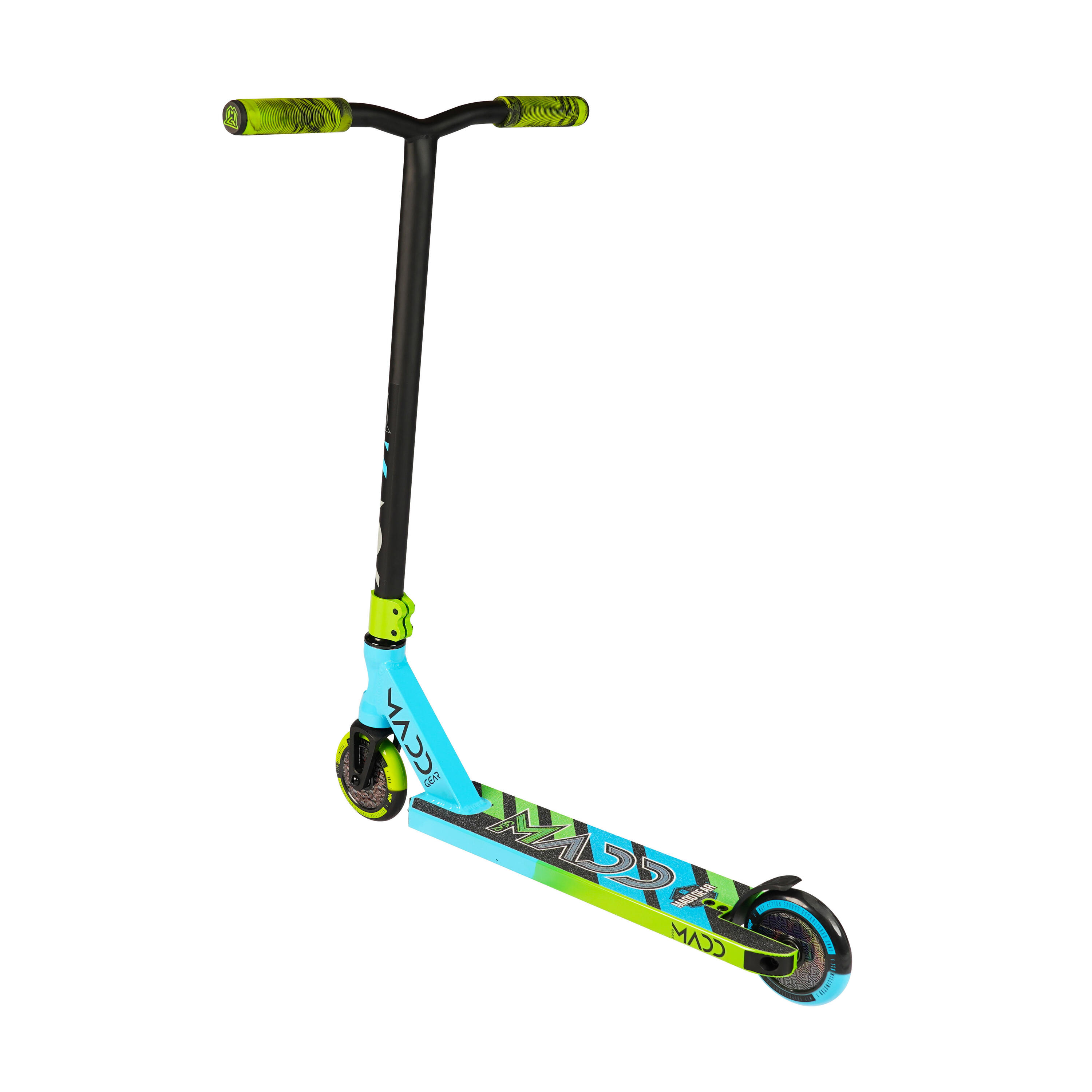Stunt Scooter Freestyle Roller MGP Madd Gear Kick Pro blau - grün 3/5