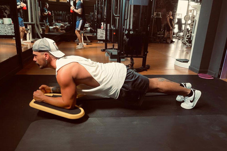 Tavola balance board propriocettiva per plank, fitness, core e addominali 6/9