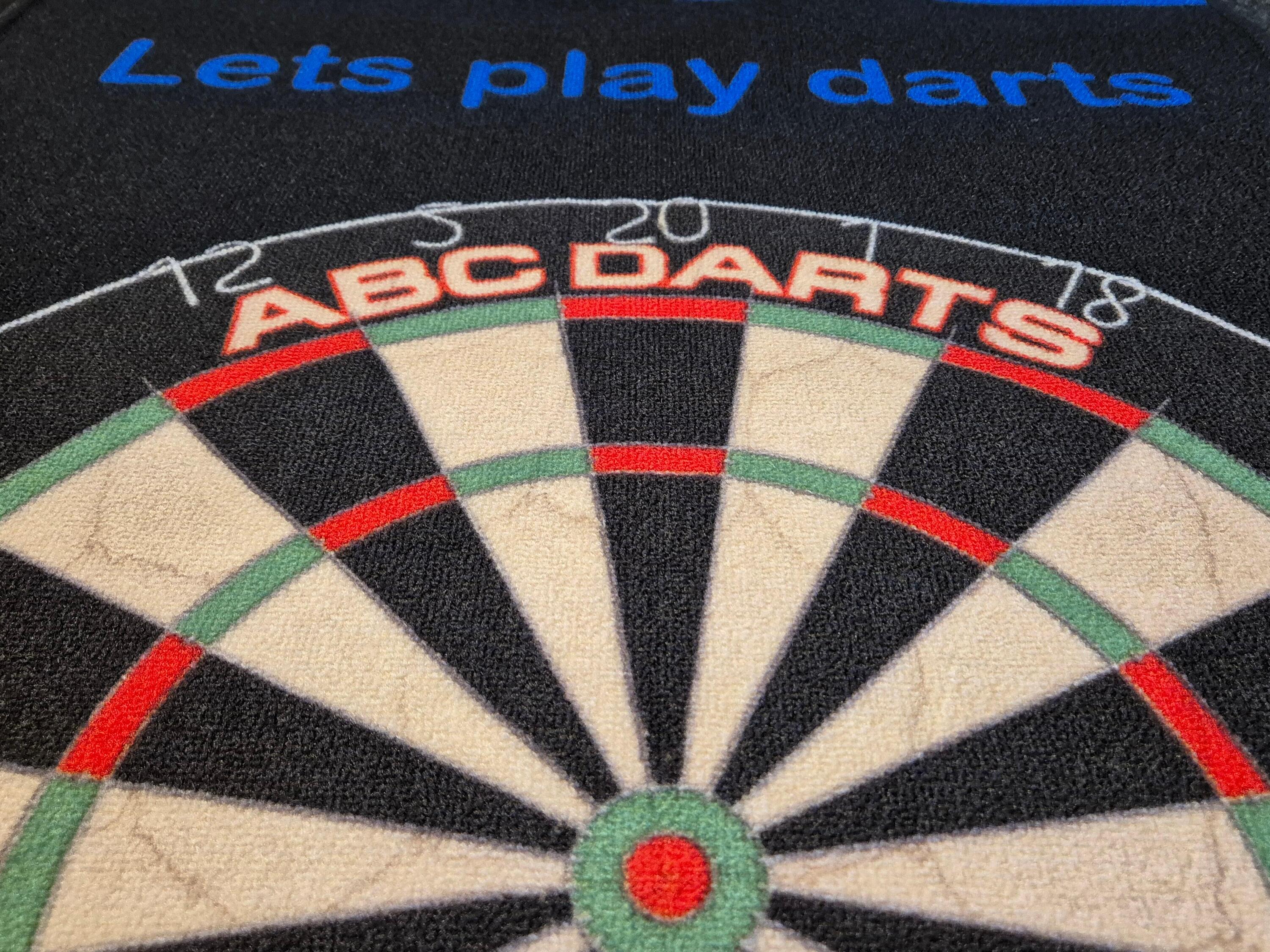 Dartmat Antracite Blauw - 241 x 80 cm 4/4