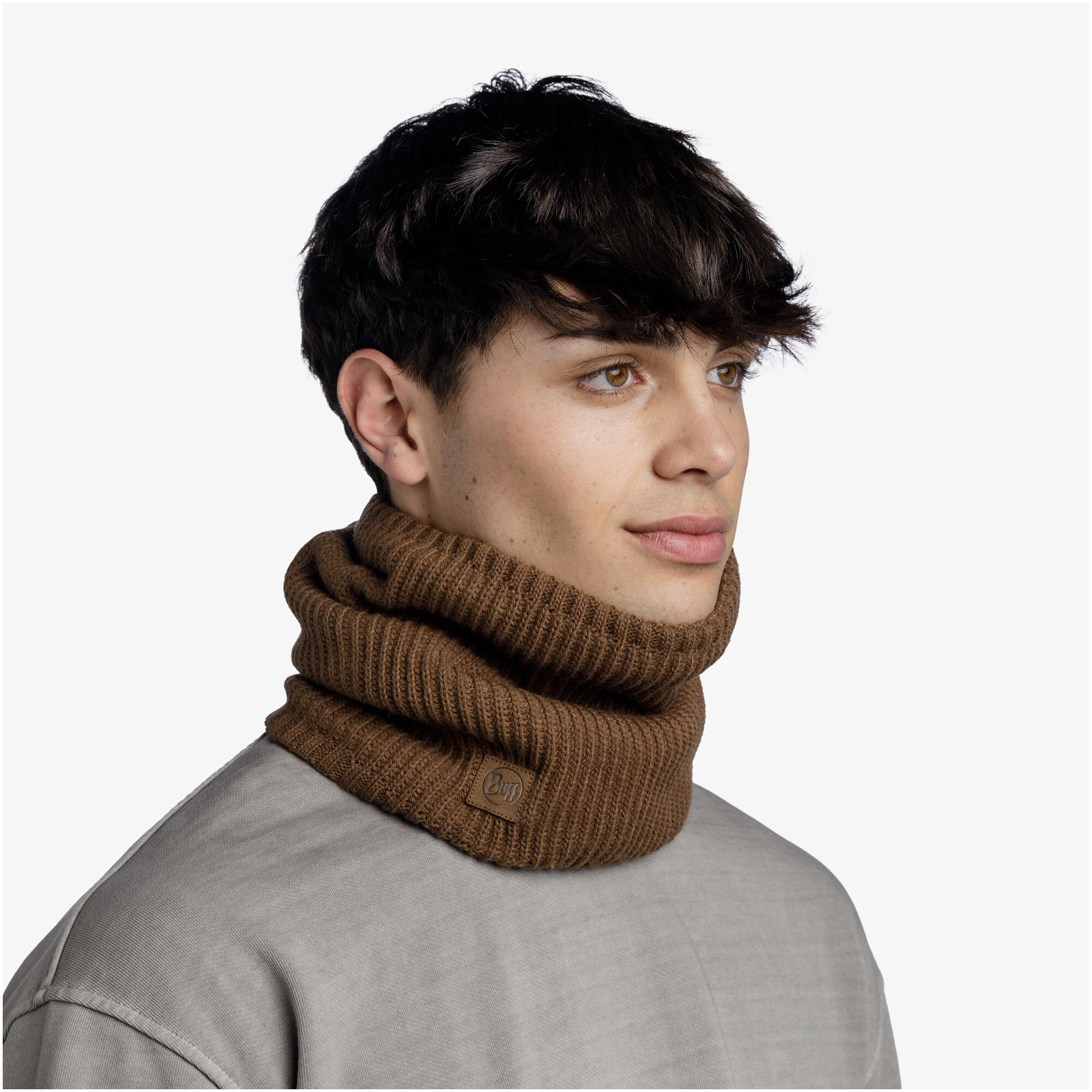 Bandana BUFF knitted & fleece neckwarmer rutger 1/4
