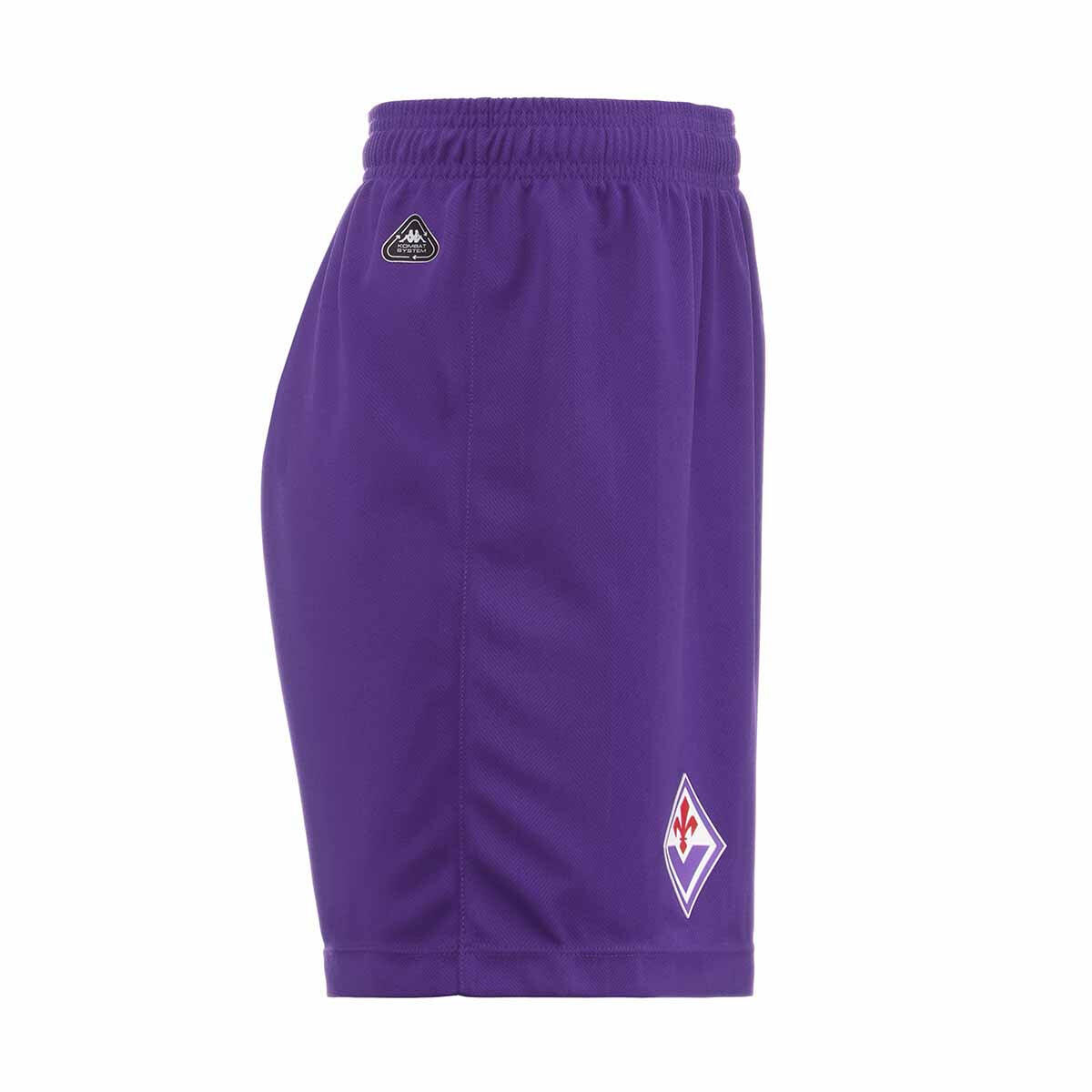 Pantaloncini sportivi ACF Fiorentina da Uomo in Poliestere riciclato Viola 3/7