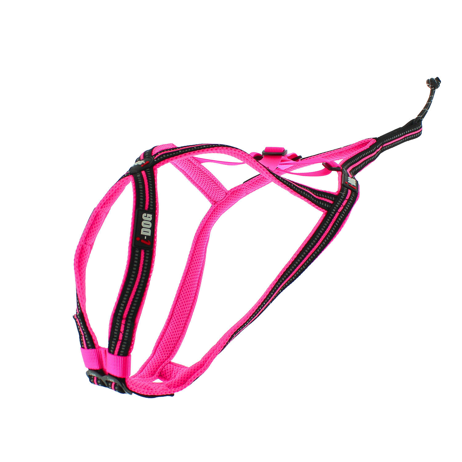 I-dog - Harnais One X-back Réglable Pour Courir Avec Son Chien Canicross, Sport/loisirs - Harnais Pour Chien - Noir|rose - 42 M/l - Decathlon