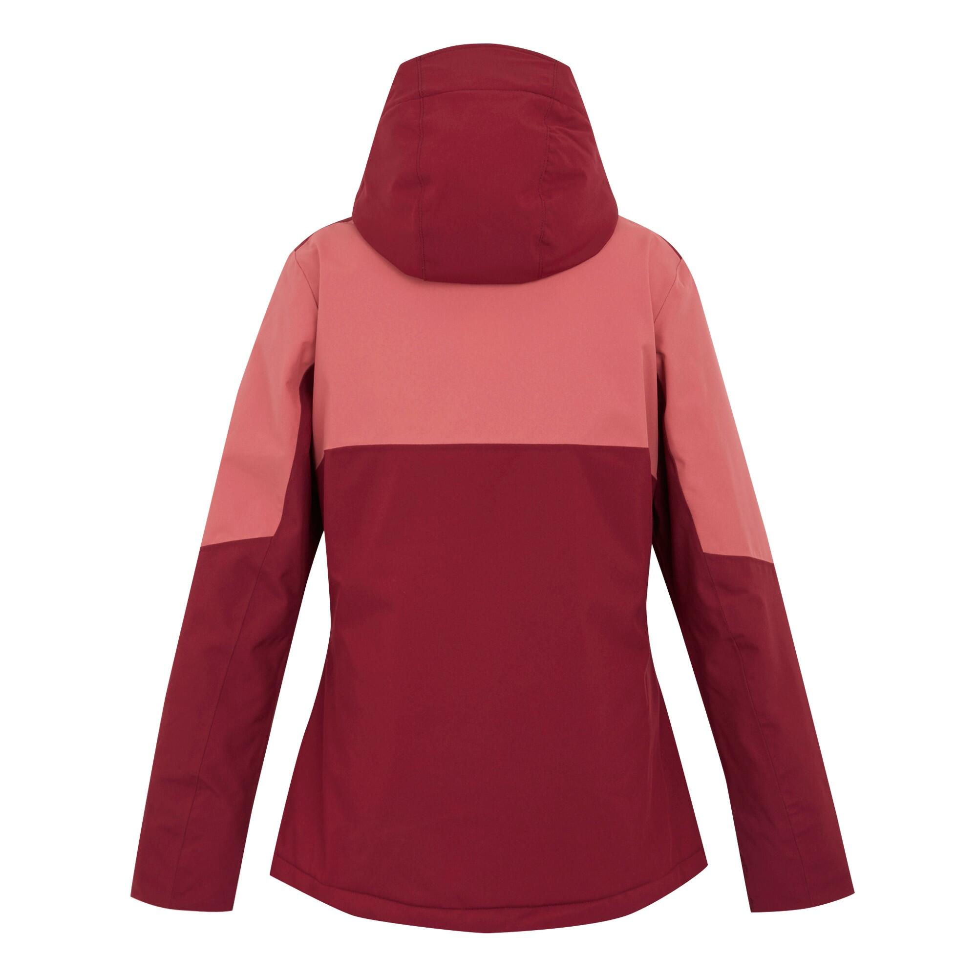 Dames Kelora Geïsoleerde Waterdichte Jas (Rumba Rood/Mineraal Rood) 2/4