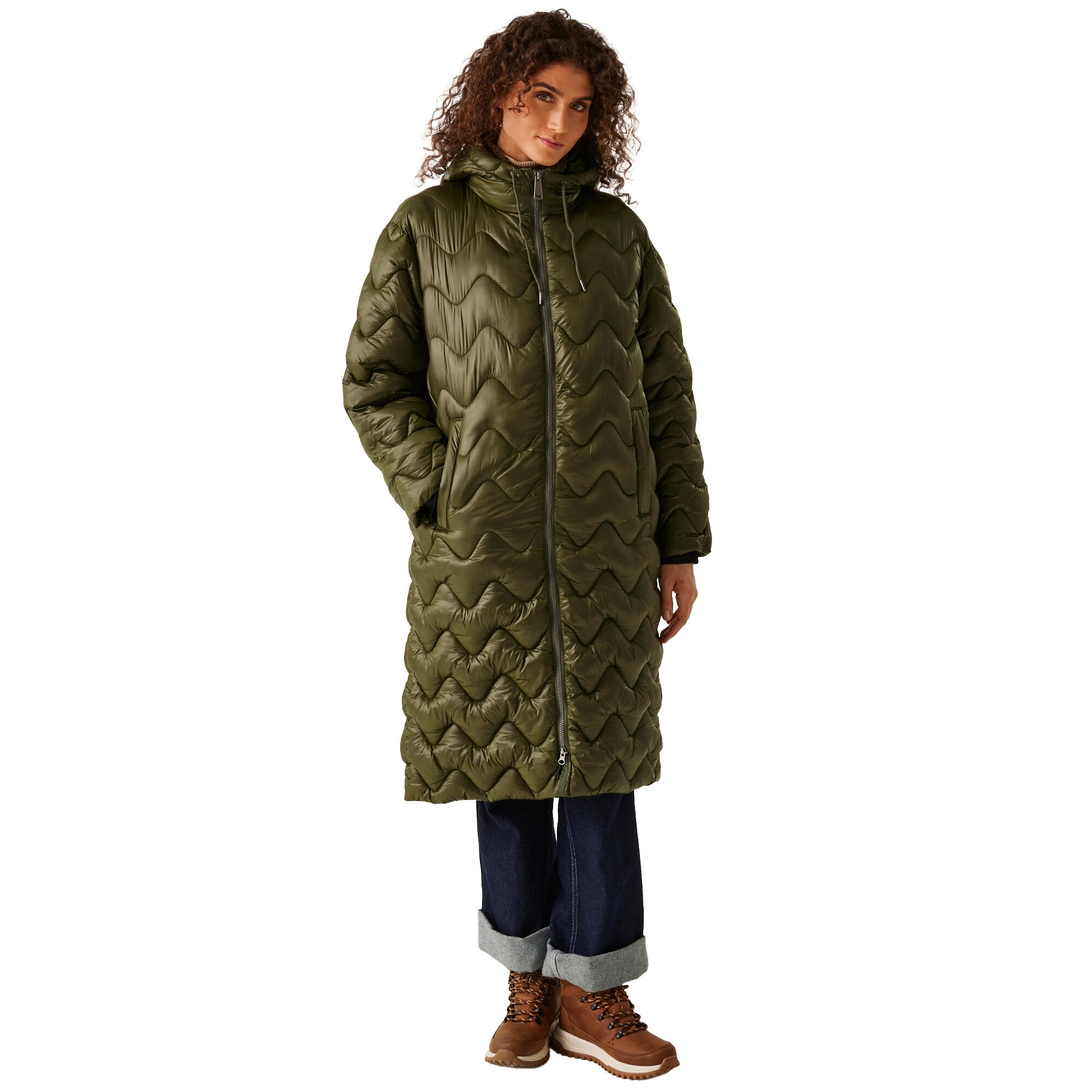 Womens/Ladies Cambrie II Quilted Jacket (Dark Khaki) 4/5