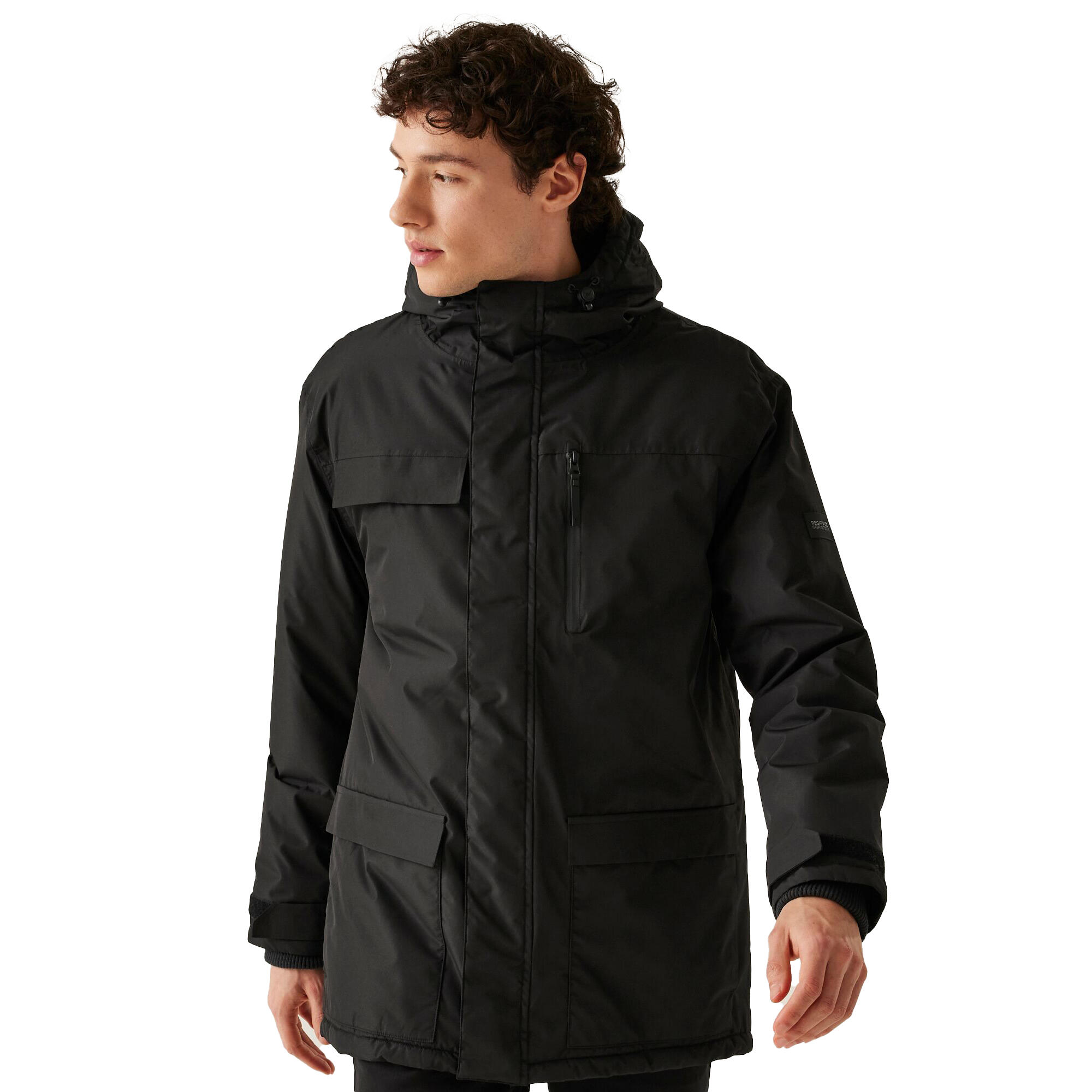"Penbreck II" Jacke, wasserfest für Herren Schwarz 4/5