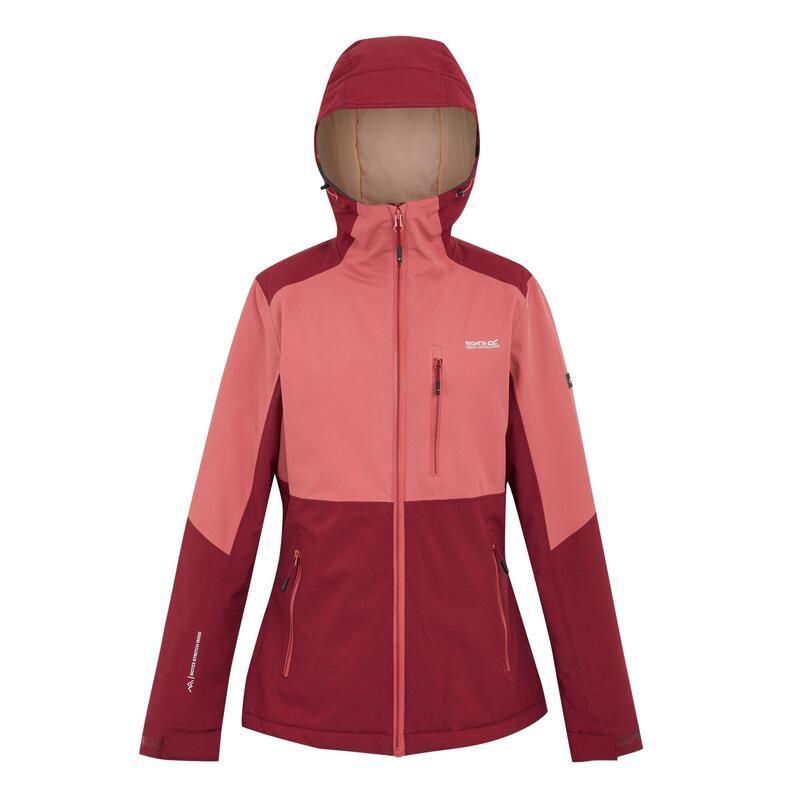 Veste Imperméable KELORA Femme (Rouge Foncé / Rouge Clair)