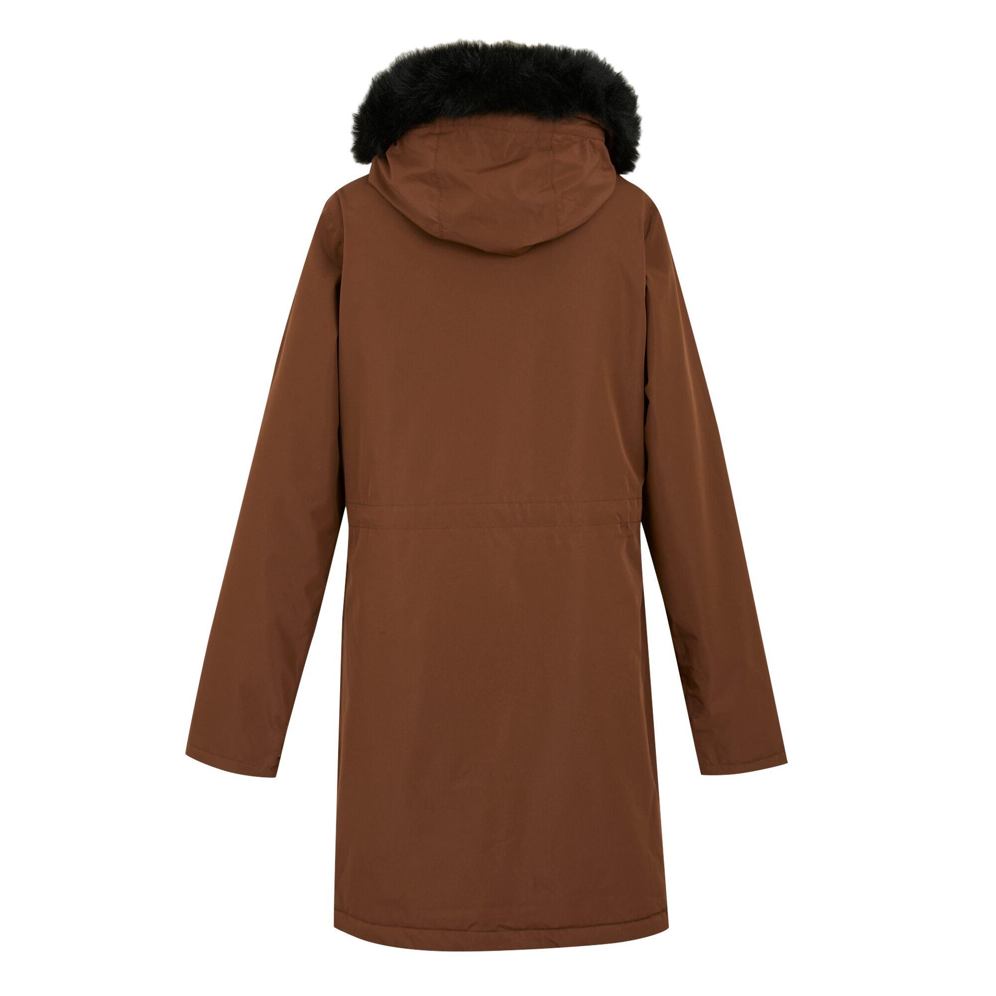 Dames Sabinka II Parka (Donkerbruin) 2/5