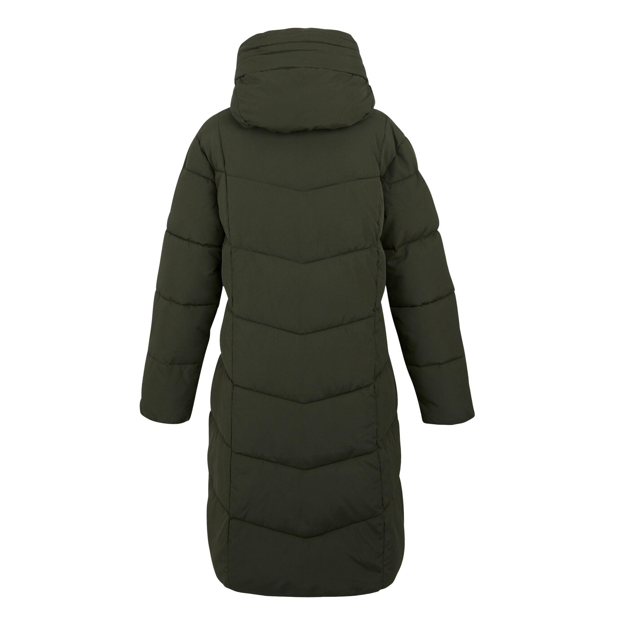 Womens/Ladies Nurie Quilted Jacket (Dark Khaki) 2/5