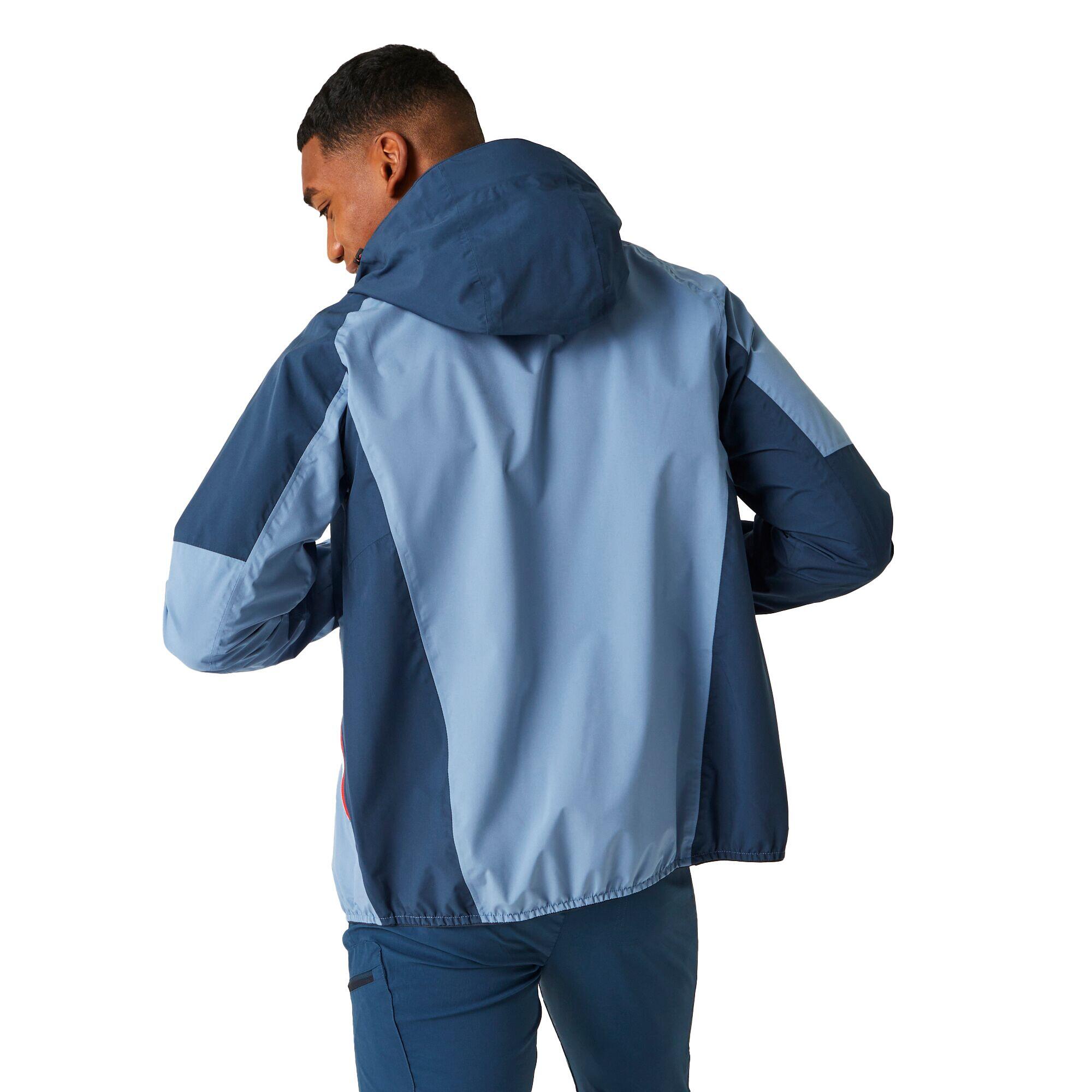 "Deserto II" Jacke Wasserfest für Herren Kronenblau/Dunkel-Jeansblau 4/5