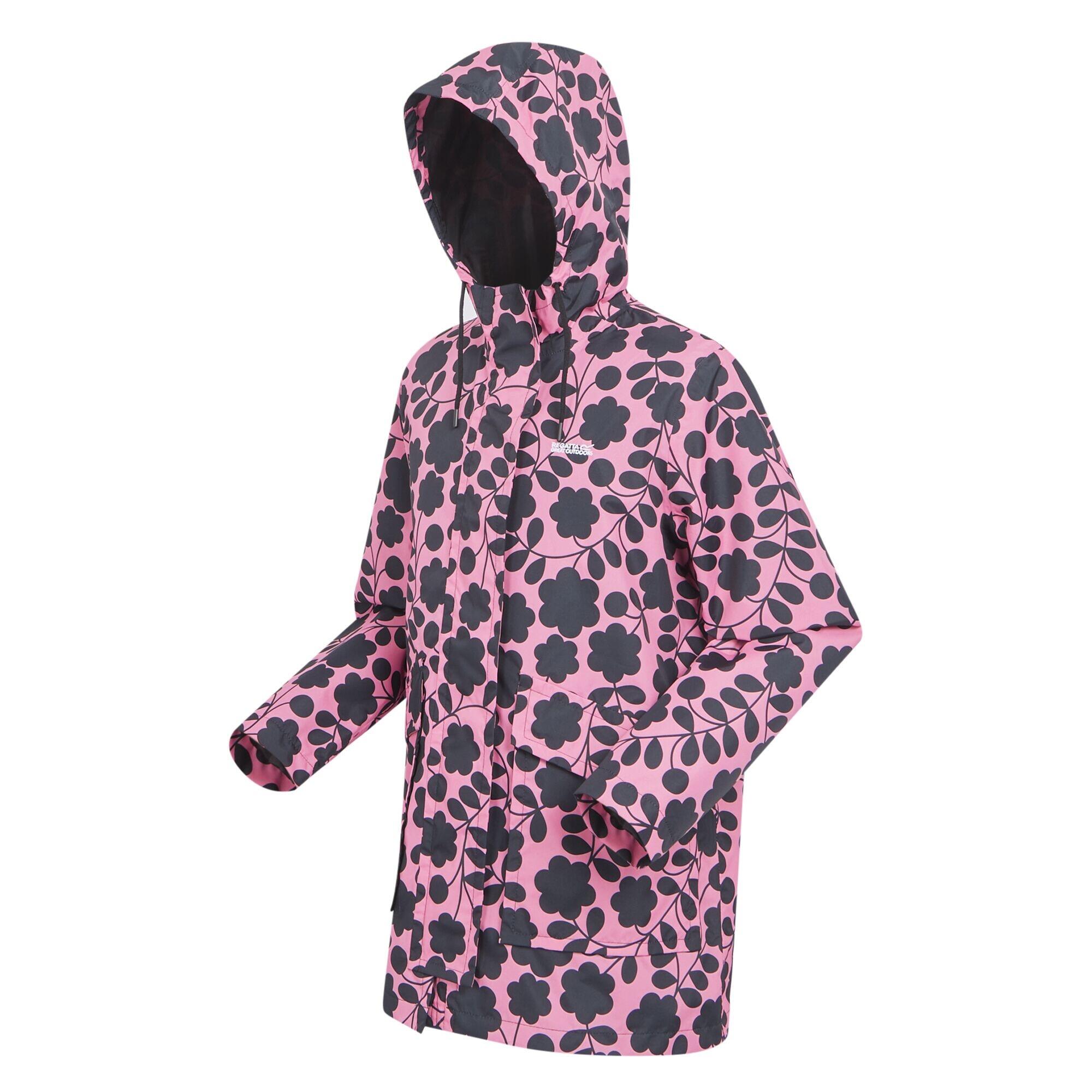 Womens/Ladies Orla Kiely Swing II Floral Waterproof Jacket (Pink) 3/5