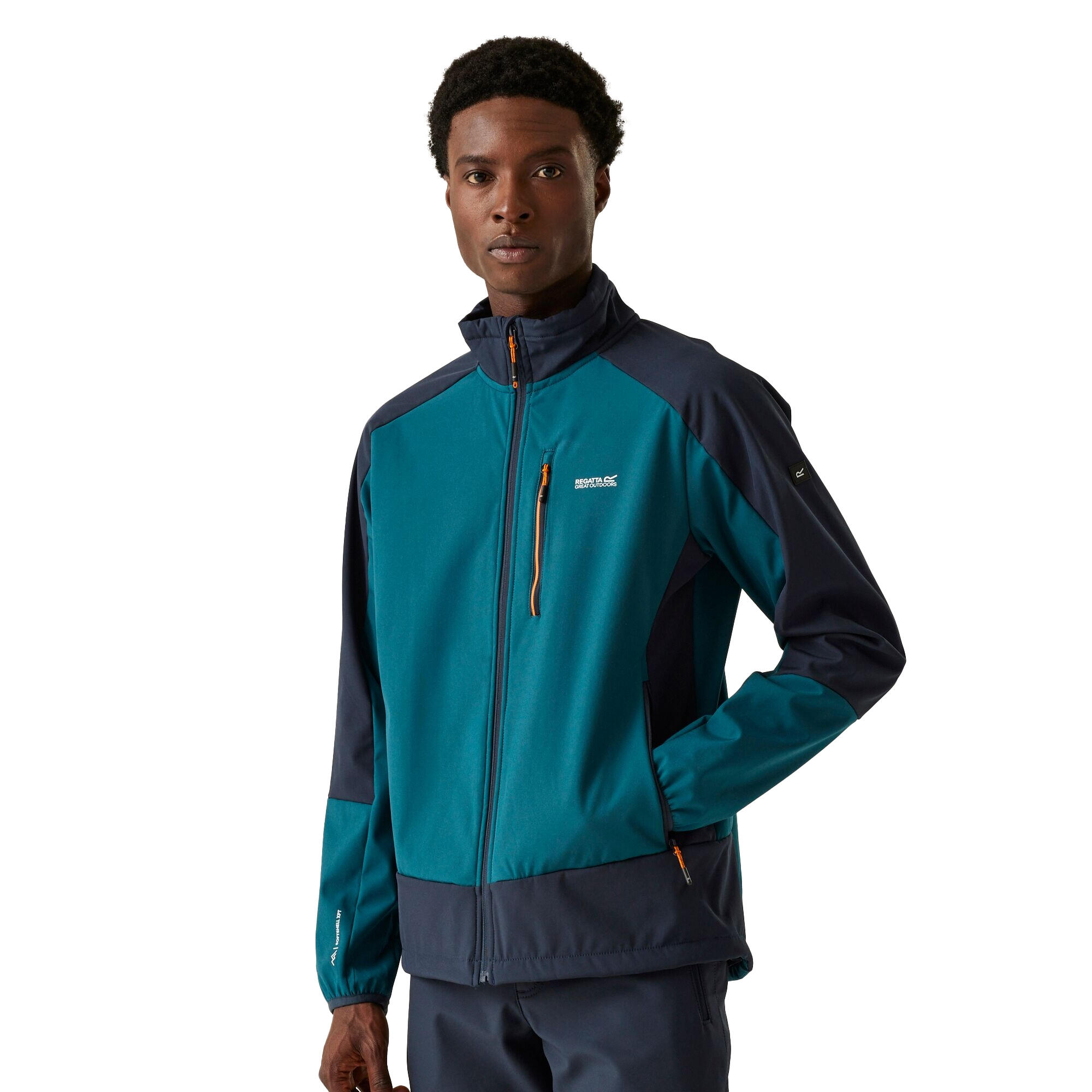 Casaco Moutdale Soft Shell para homem (Azul Marroquino / Azul Marinho) 4/5
