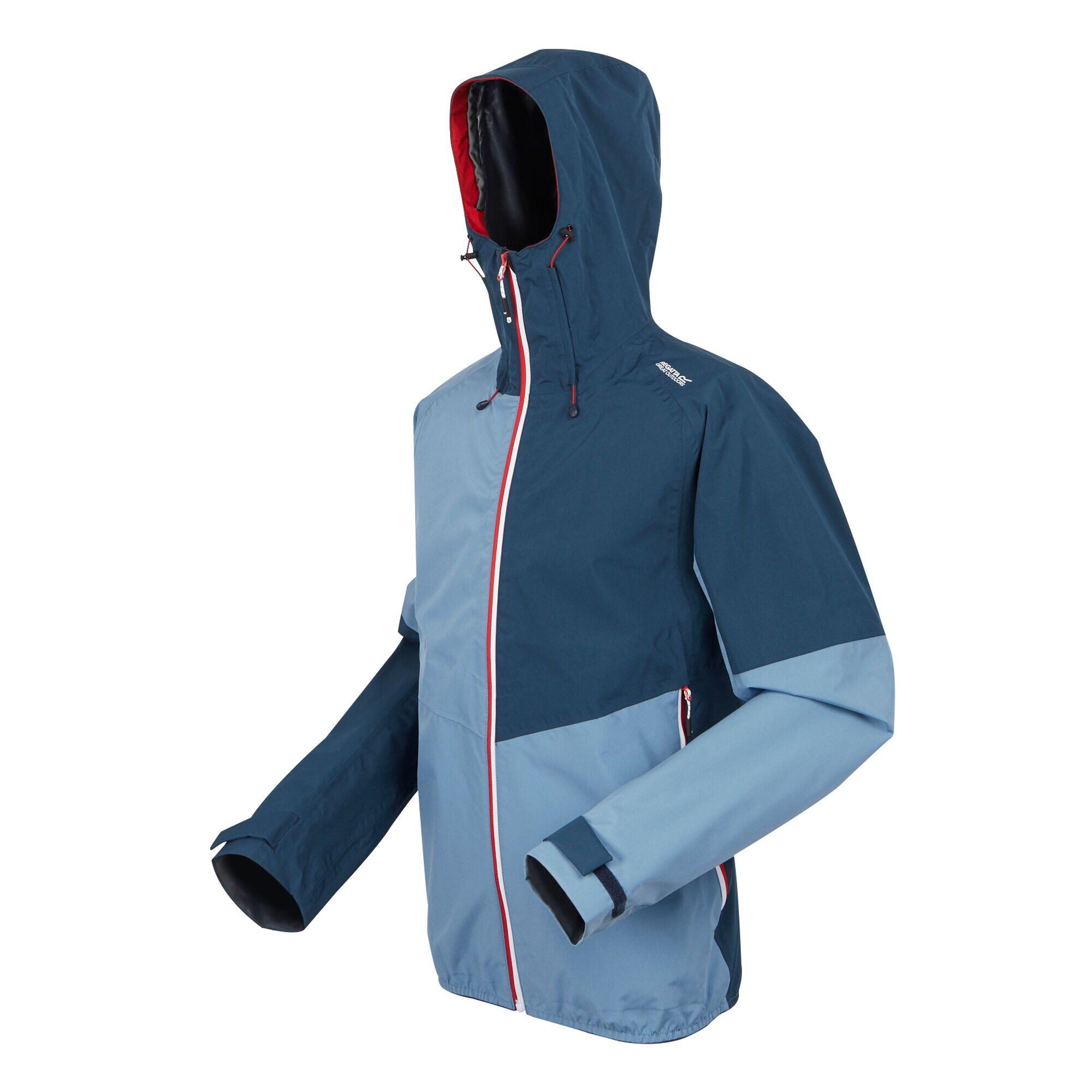 "Deserto II" Jacke Wasserfest für Herren Kronenblau/Dunkel-Jeansblau 3/5
