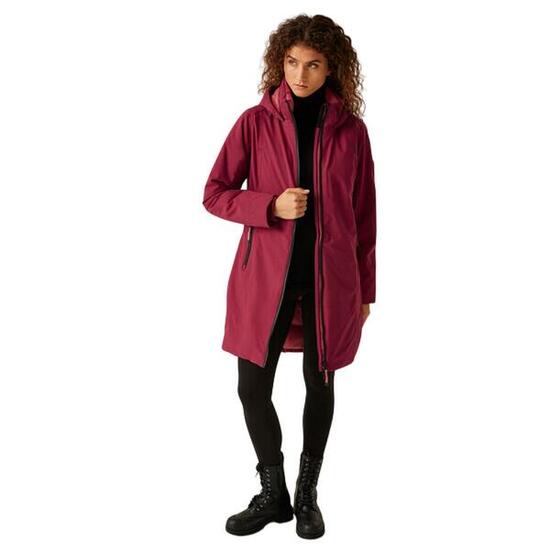 Veste Imperméable YEWBANK Femme (Rouge Foncé / Rouge Clair)