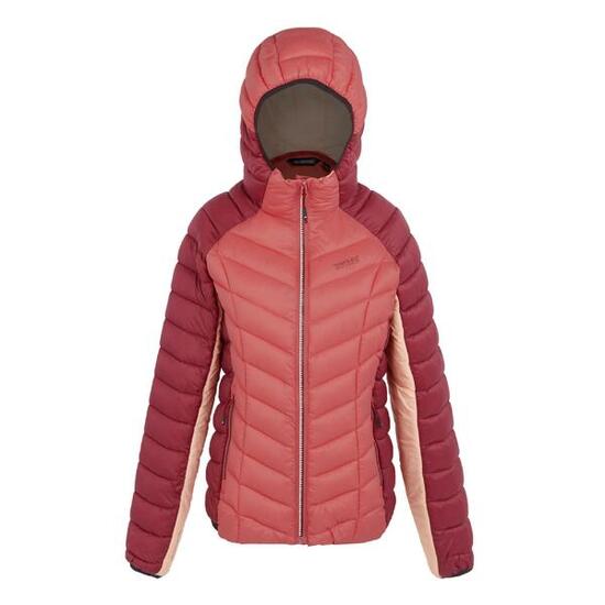 Veste Matelassée DALENT Femme (Rouge Foncé / Rouge Clair)