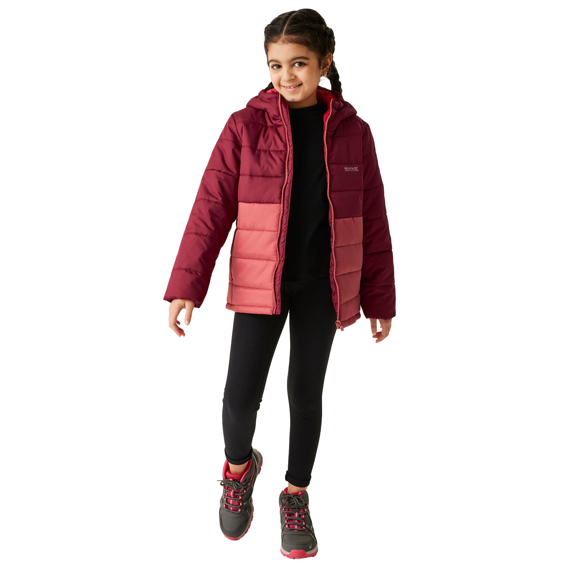 Veste Isolée LOFTHOUSE Enfant (Rouge Foncé / Corail Clair) 4/5