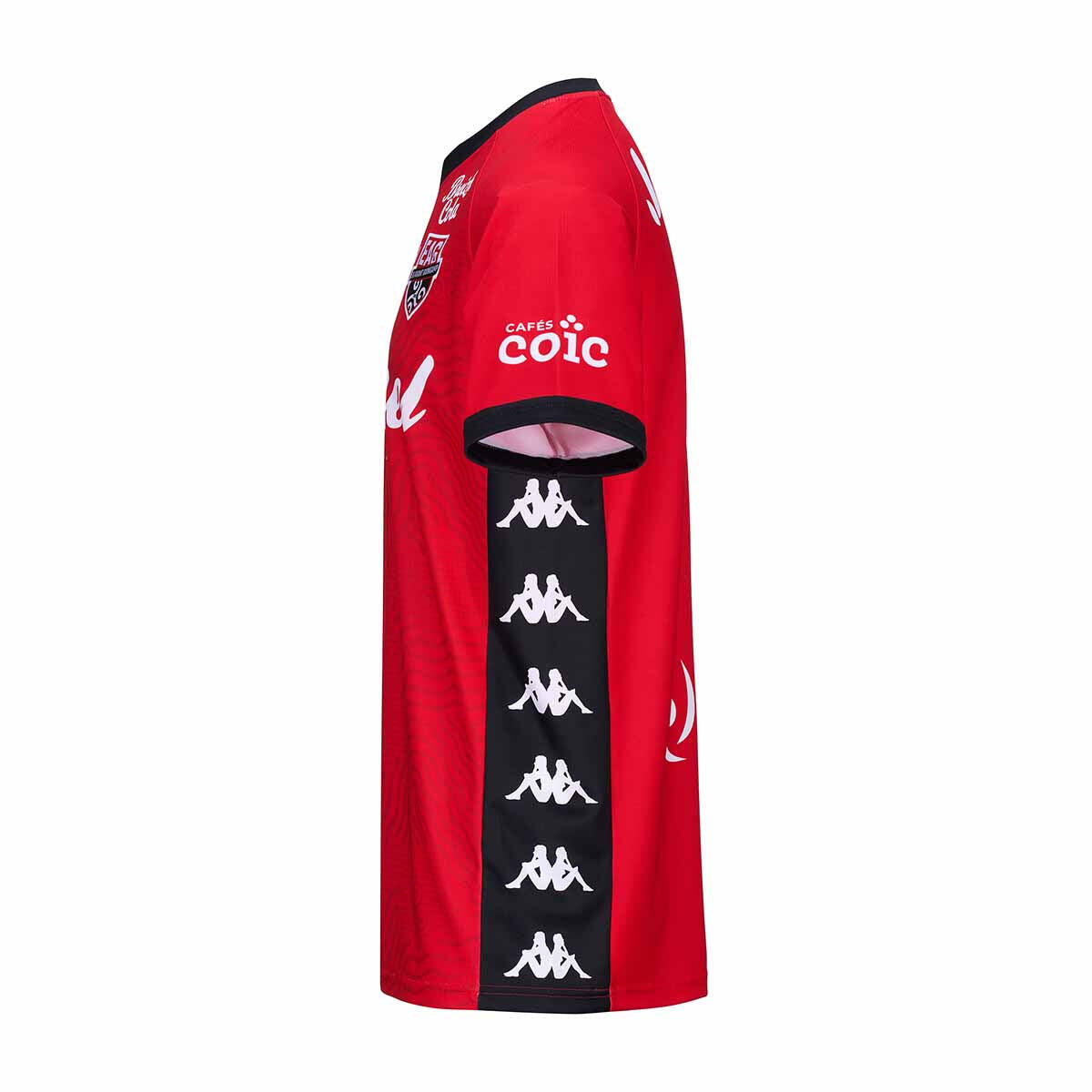 Maillot Domicile AS Monaco 23/24 - T-shirt Homme Officiel Kappa, Collection Club De Football, Qualité Extrême