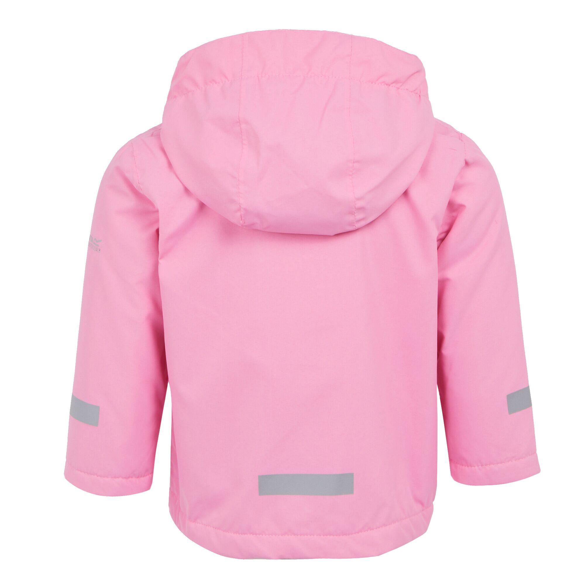Childrens/Kids Luna The Unicorn Waterproof Jacket (Sweet Pink) 2/5