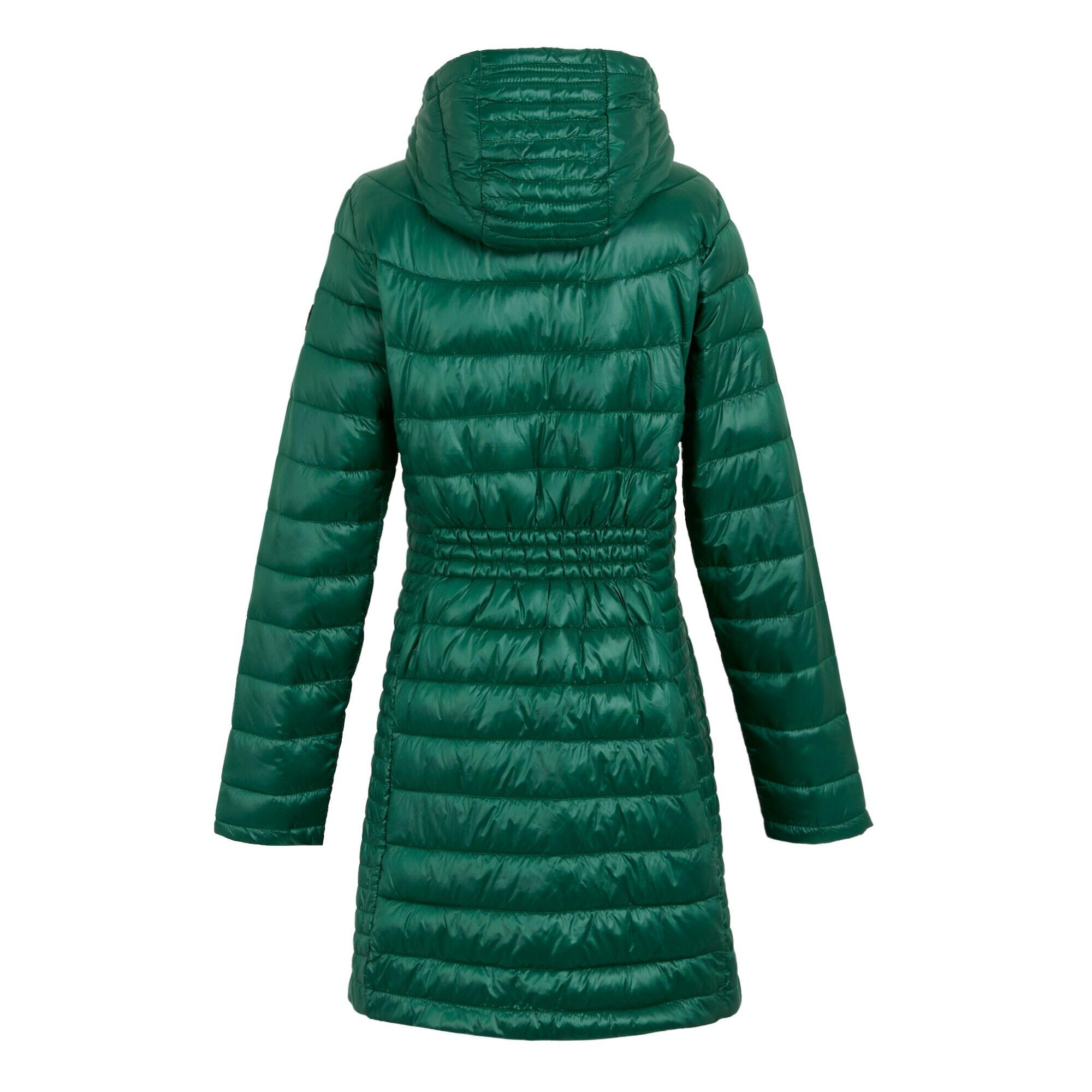 Dames Andel IV Gewatteerd Baffled Jacket (Regenwoud) 2/5