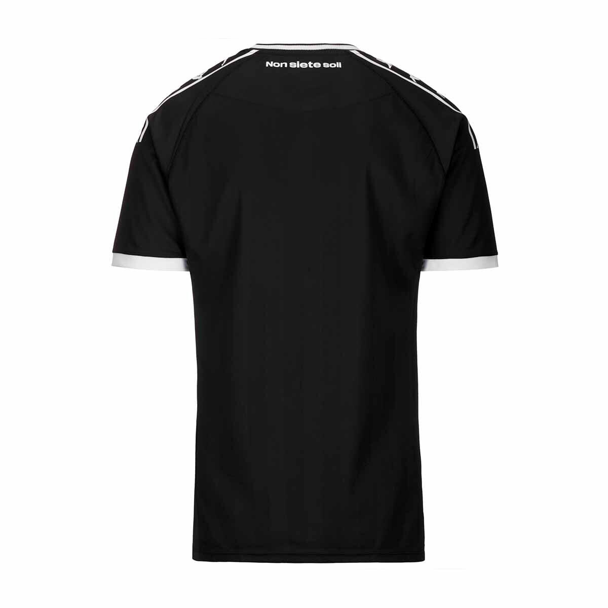 t-shirt da uomo in poliestere nero da fitness 4/7