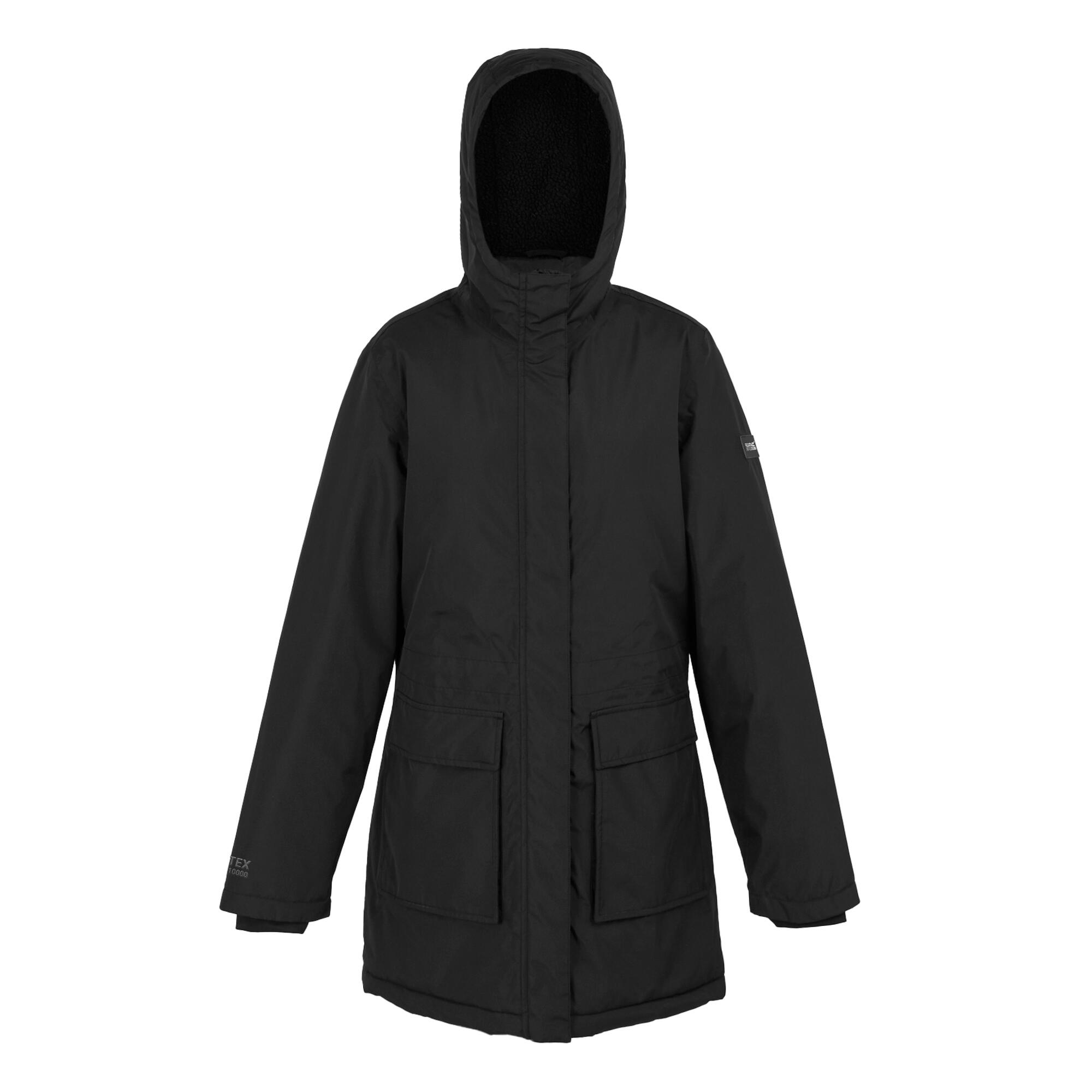 REGATTA Womens/Ladies Voltera Heated Waterproof Jacket (Black)