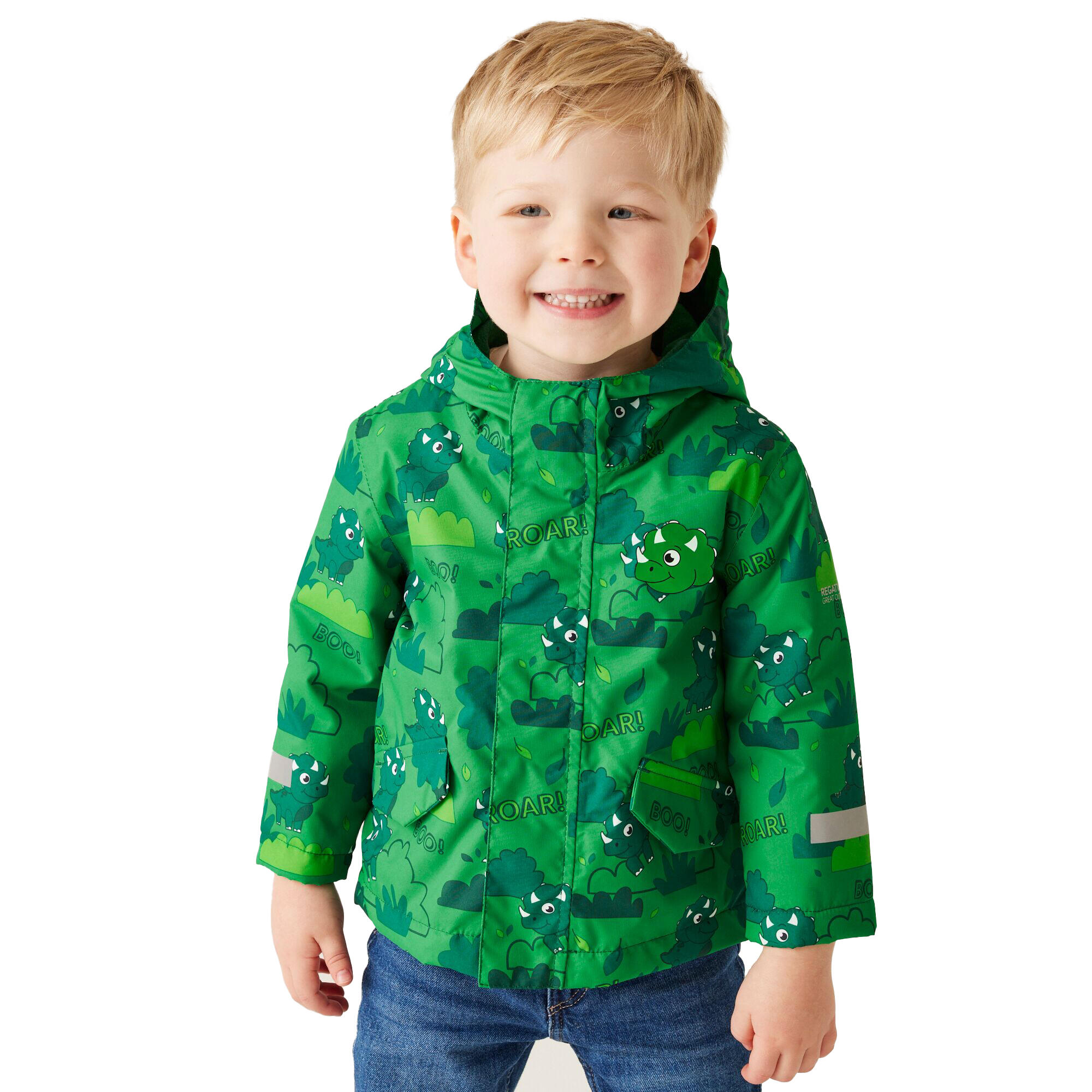 "Stompy The Dinosaur" Jacke, wasserfest für Kinder Gummibärchen 4/5