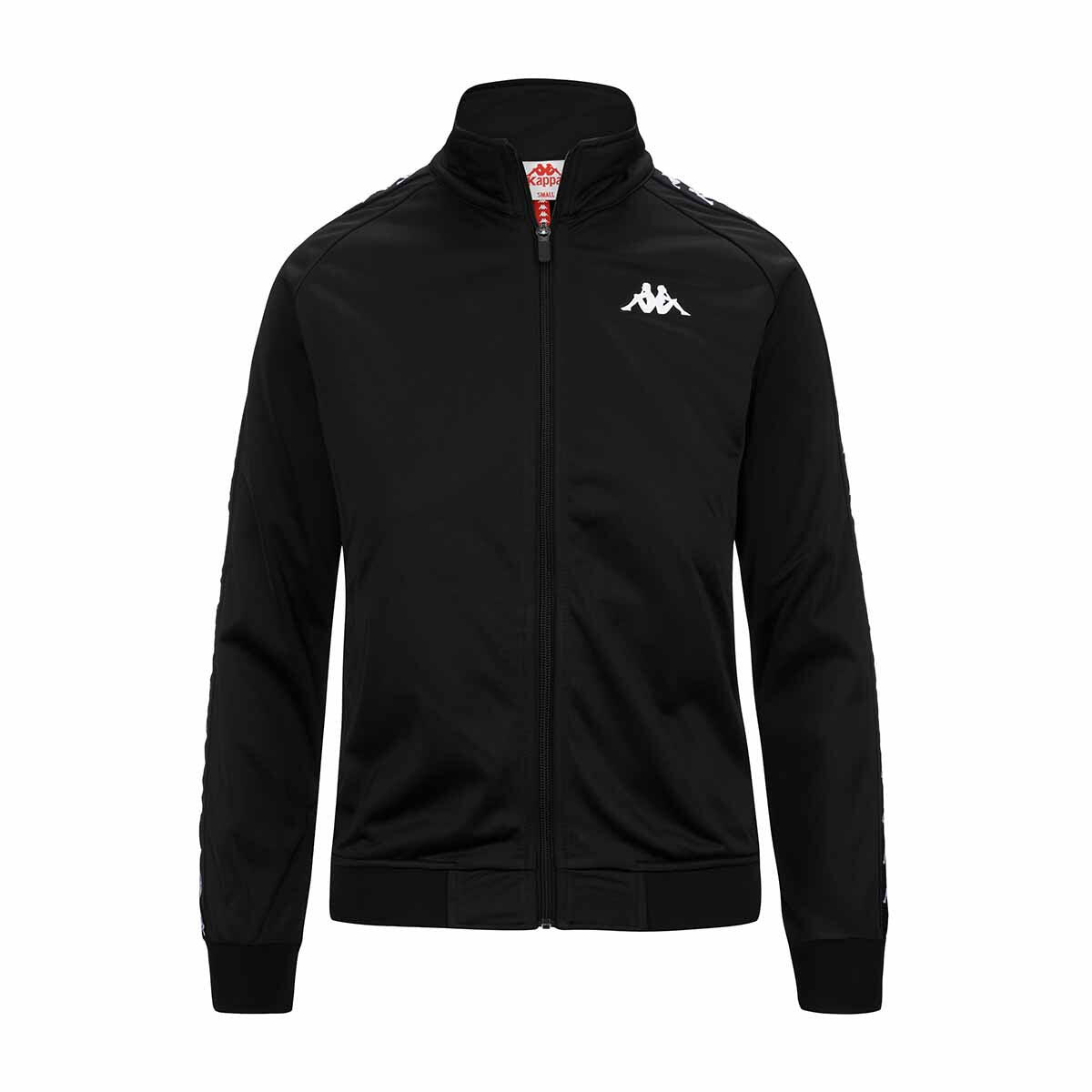 Kappa - Veste Multisport Femme 222 Banda Wanniston Slim - Veste - Blanc|noir - 36 Xs - Decathlon