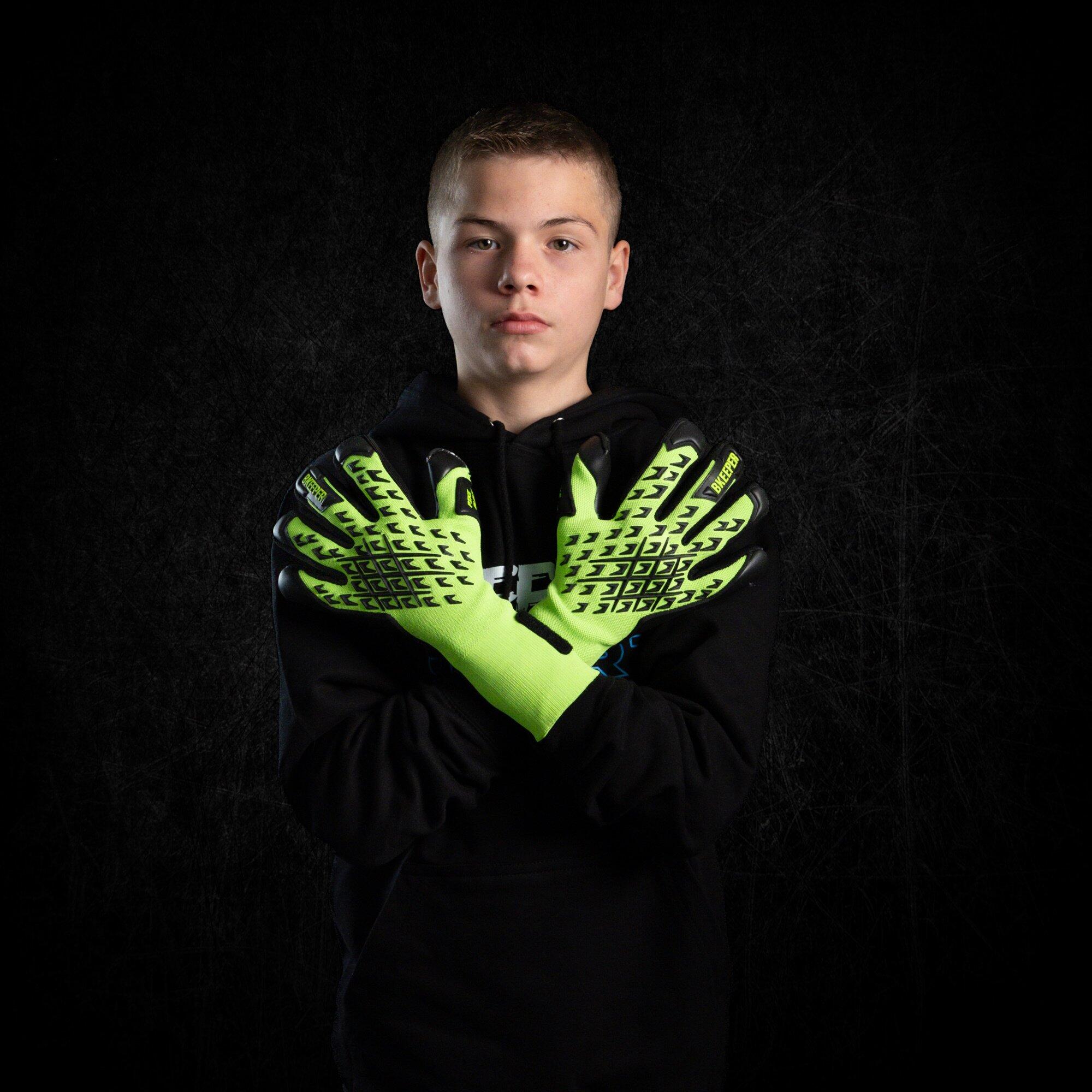 Gants de gardien de football adulte Pike Green 6/8