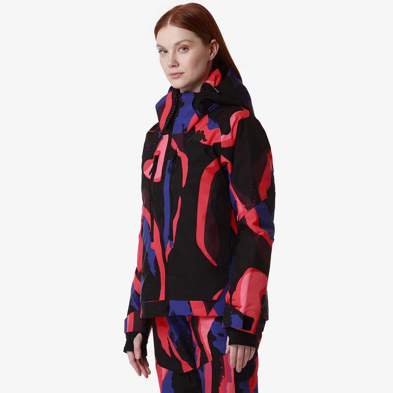 Veste à capuche de ski femme 8CENTO 810G