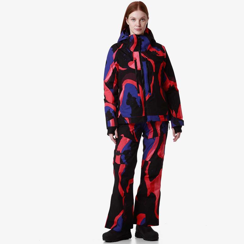Veste à capuche de ski femme 8CENTO 810G