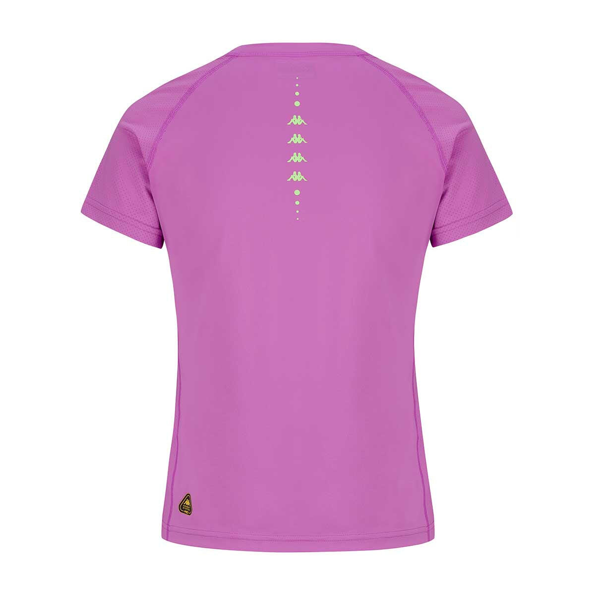 T-shirt running femme Kombat Fiba fuchsia 4/5