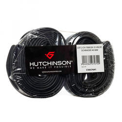 HUTCHINSON Lot de 2 Chambres à Air 700 Butyl Schrader 40 mm