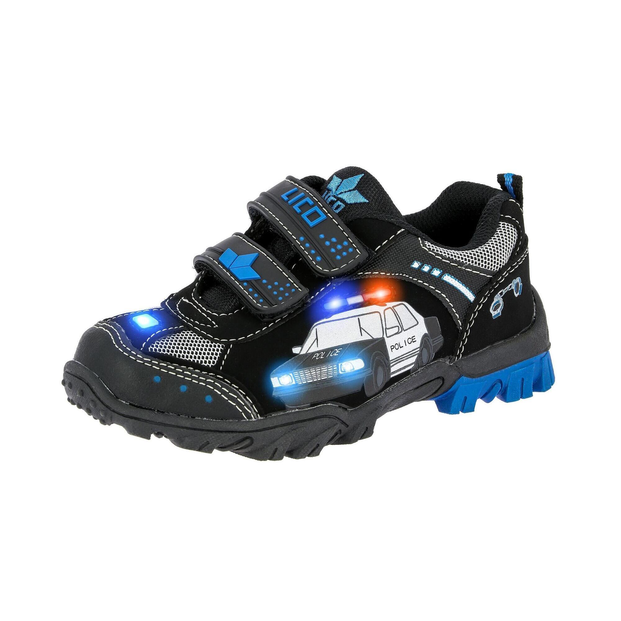 Lico - Chaussures De Loisirs Fermeture Velcro Garçons Lico Chief V Blinky - Baskets - Noir - 33 - Decathlon